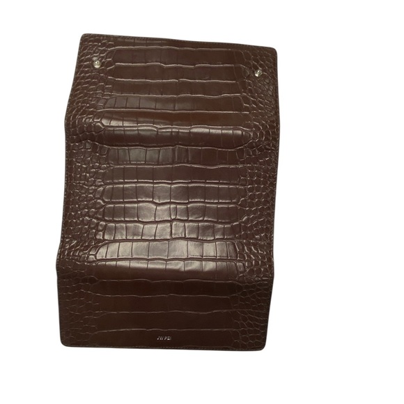 JW PEI Brown Croc-Embossed Clutch Wristlet - Picture 3 of 3